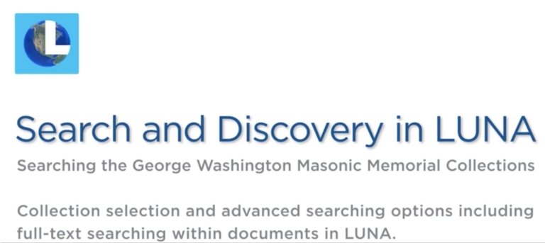 Search and Discovery in LUNA